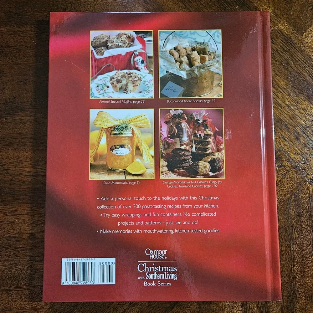 Southern Living Christmas Gifts from the Kitchen‎ Hardcover Cookbook 203 Recipes